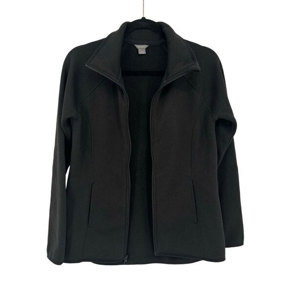 Eddie Bauer Full Zip High Neck Jacket Black Women’s Small - Picture 4 of 9